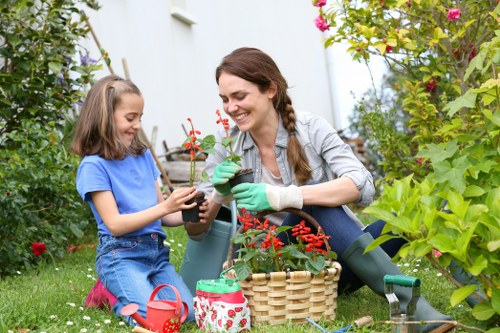 Local transfer station handling garden waste and recyclable materials