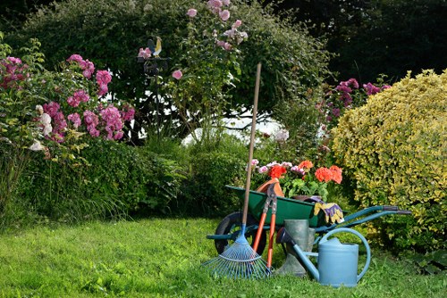 Leaf clearance and patio cleaning for Greenford gardens