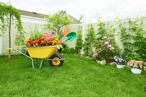 Tidy outdoor space after tree removal in Greenford